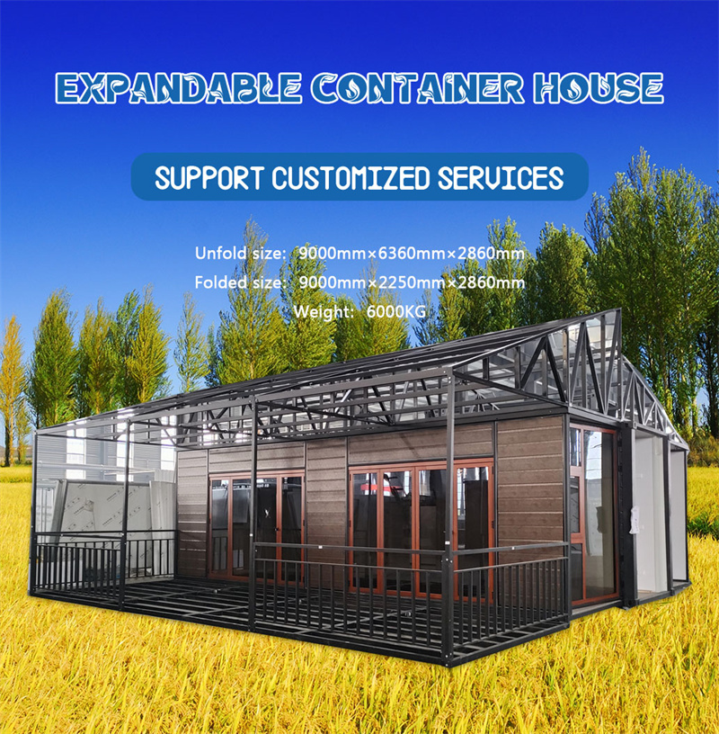 30ft 2.9m Internal Height Mobile Expandable Prefab House