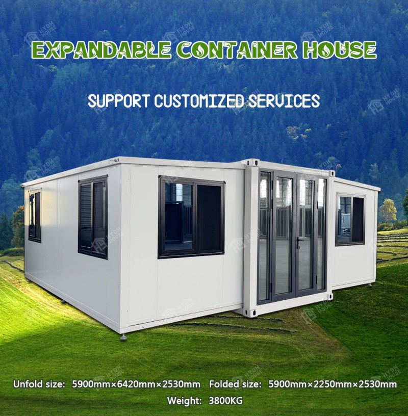 20ft Internal height 2.4m Expandable Container House