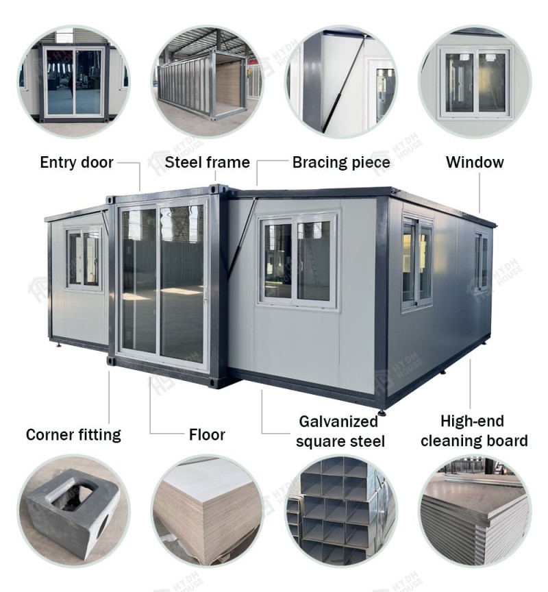 20ft Internal height 2.4m Expandable Container House