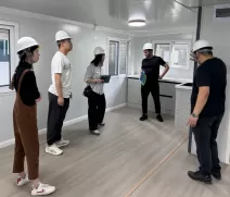Australian customers conducted an on-site inspection! The production strength of our expandable container houses has been highly recognized.