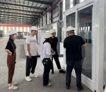 Australian customers conducted an on-site inspection! The production strength of our expandable container houses has been highly recognized.