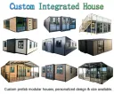 Install Fully Furnished Prefab Steel 2 Bedroom 1 Bath Foldable Expandable Container House