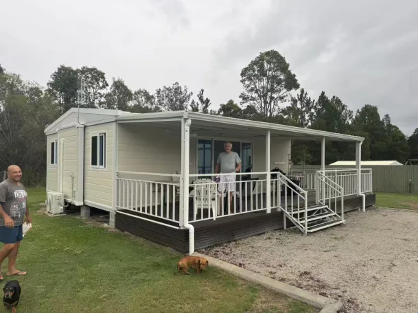 Custom Expandable Container House with Veranda for Australia Rural Resort