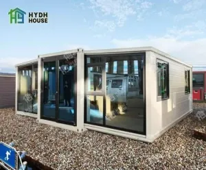 Hongyu Dinghao Unveils 40ft Luxury Expandable Container Villa with Custom Veranda for Global Premium Modular Housing